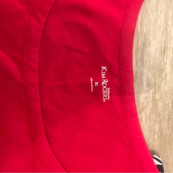 Red and houndstooth pajama set - Picture 2 of 2